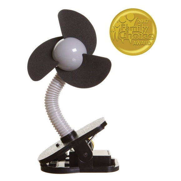 Dreambaby Clip-on Fan - Silver/Black - Picture 2 of 6